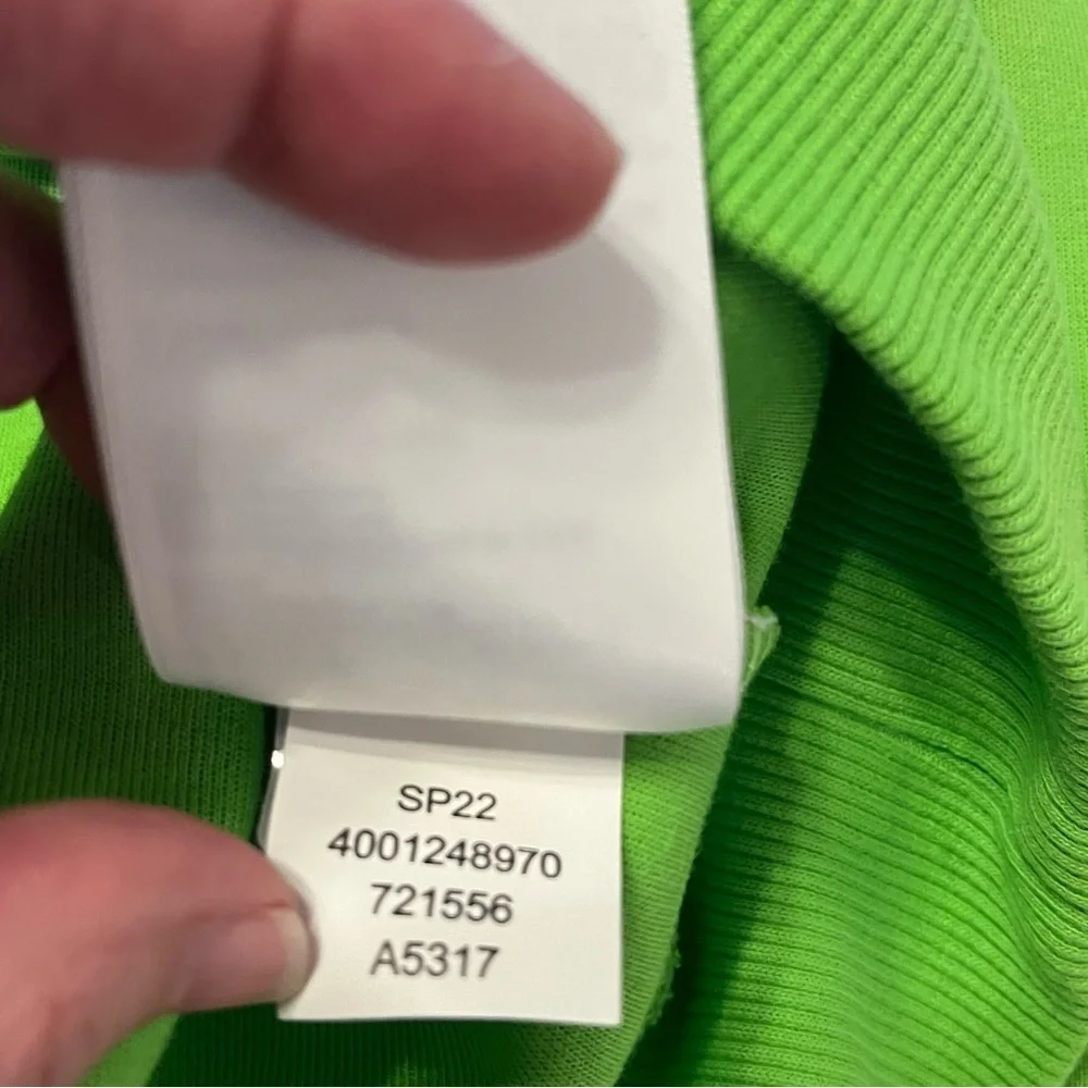 The North Face Tech Green with Gray Hoodie Men's Size Large